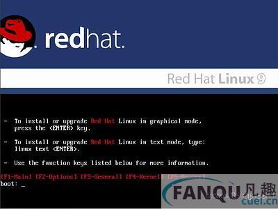 安装红帽子RedHat Linux9.0操作系